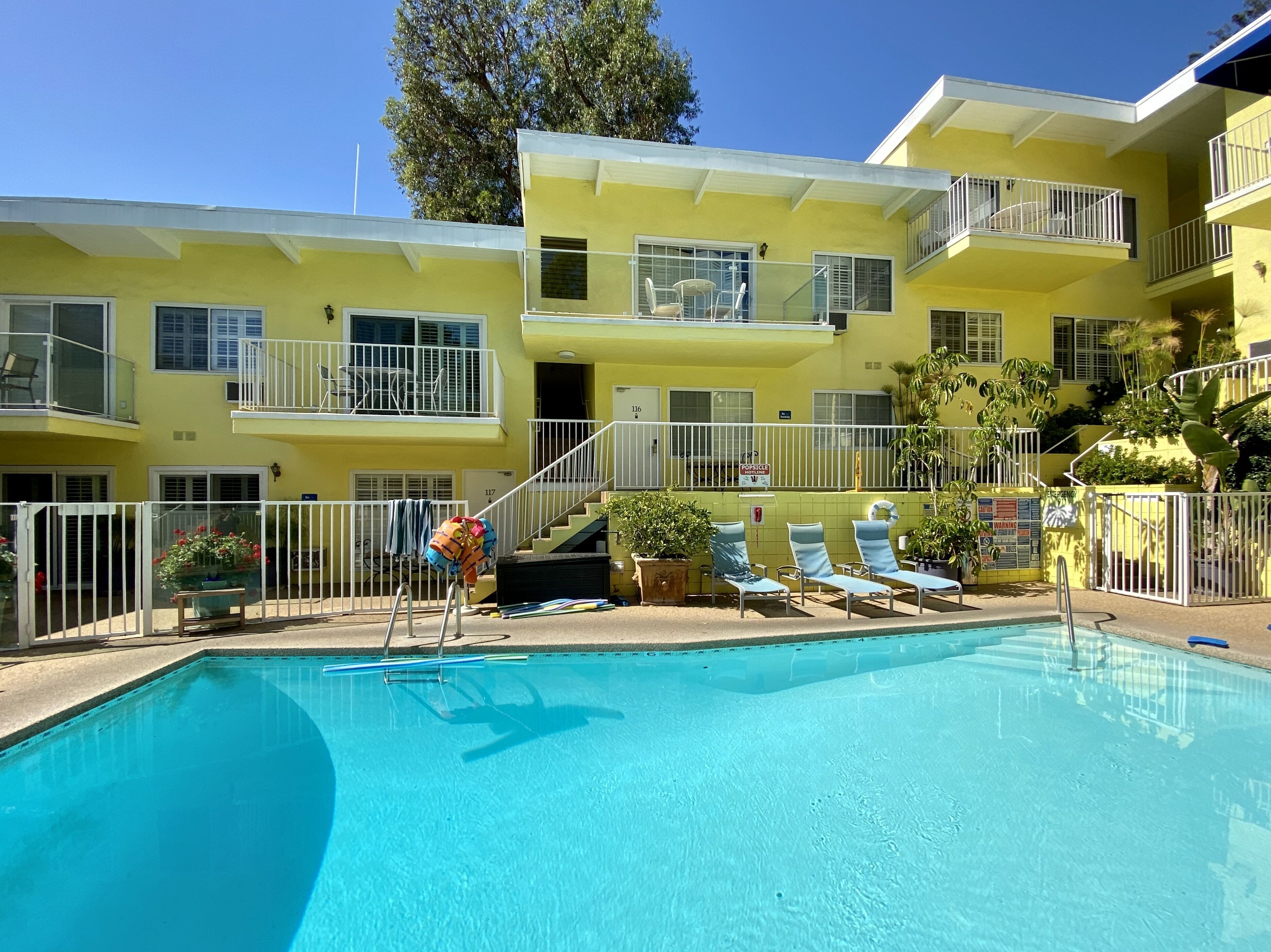 Piscine extérieure, piscine chauffée