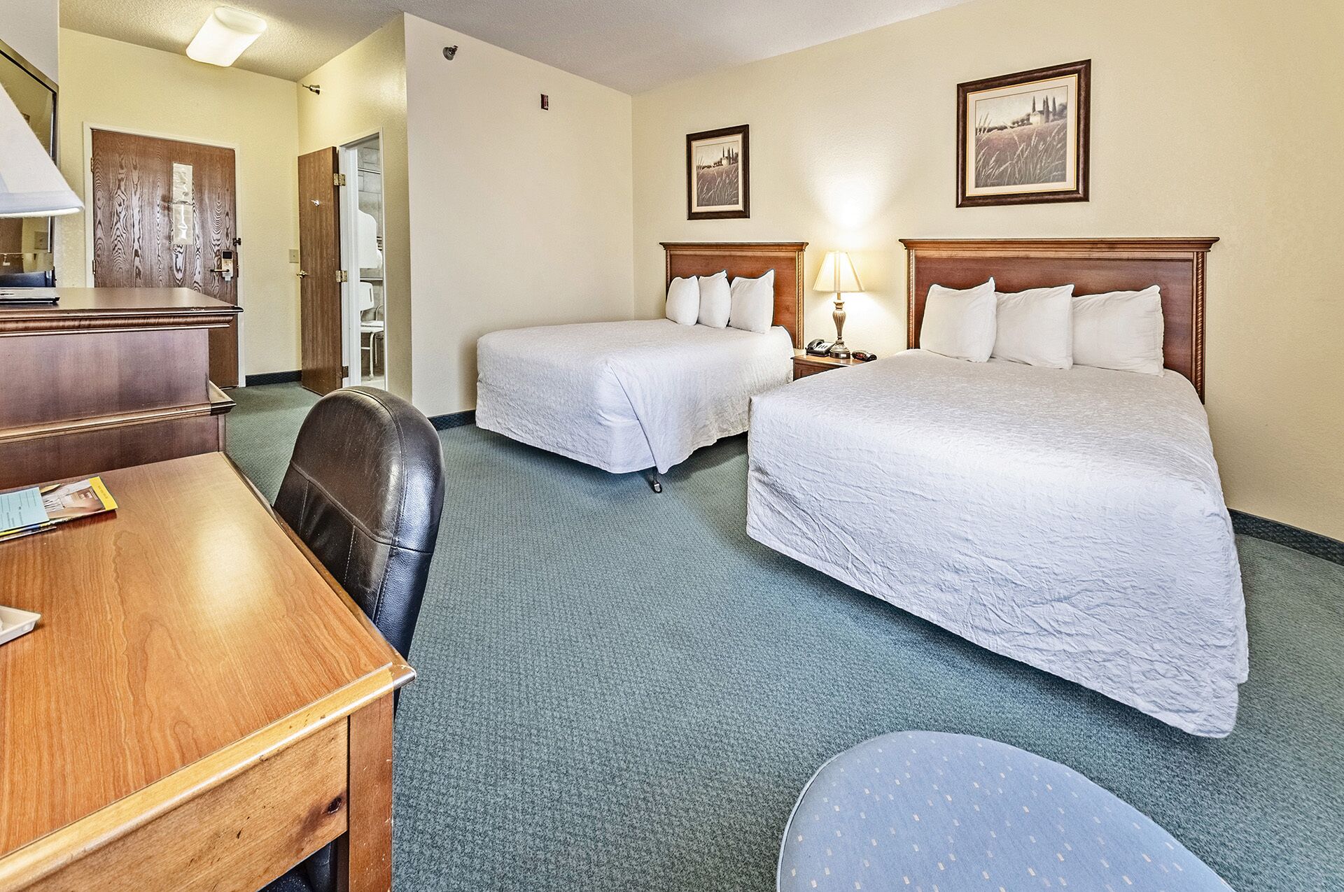 pillow-top beds, desk, iron/ironing board, free wifi