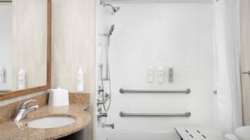 Badkamer met douche