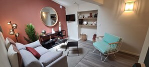 Sala de estar en el lobby