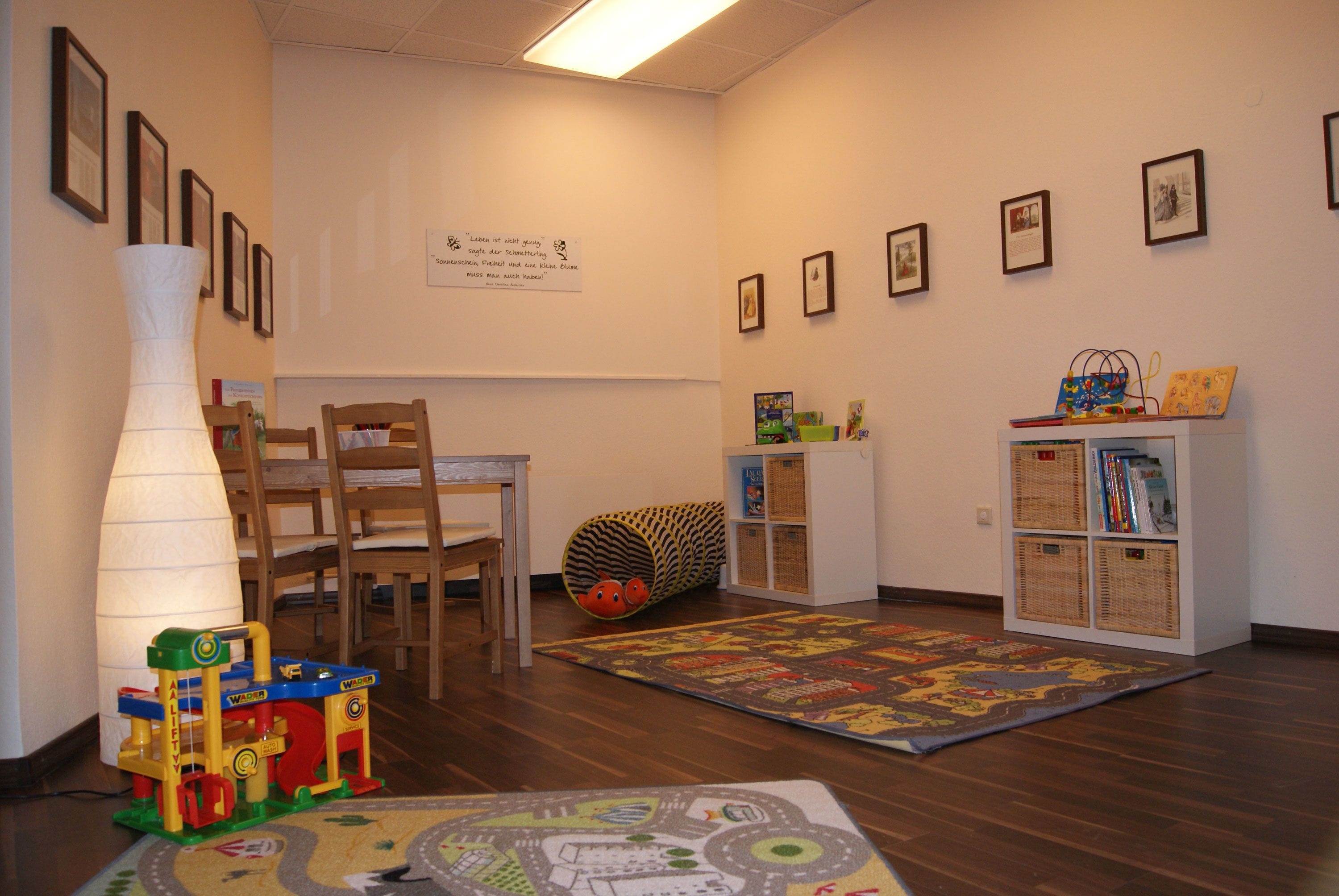 Área de juegos infantiles bajo techo