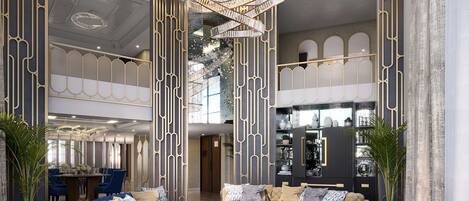 Sandton Towers Penthouse Suite | 1 makuuhuone, minibaari, tallelokero huoneessa, työpöytä