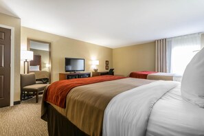 Standard Room, 2 Queen Beds, Non Smoking | Premium bedding, desk, laptop workspace, iron/ironing board - Comfort Inn & Suites Lexington - Hamburg I-75 (Lexington)
