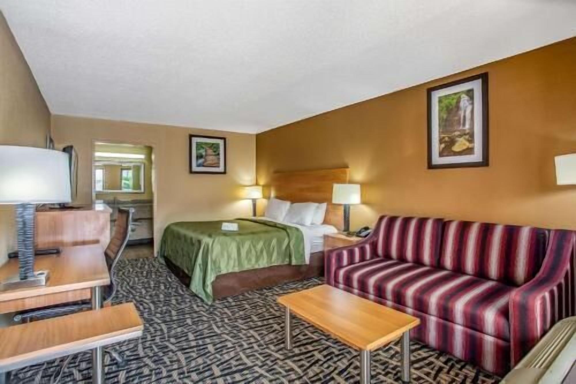 Blackout curtains, iron/ironing board, free WiFi, bed sheets
