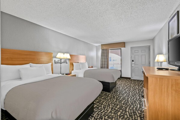 Blackout curtains, iron/ironing board, free WiFi, bed sheets