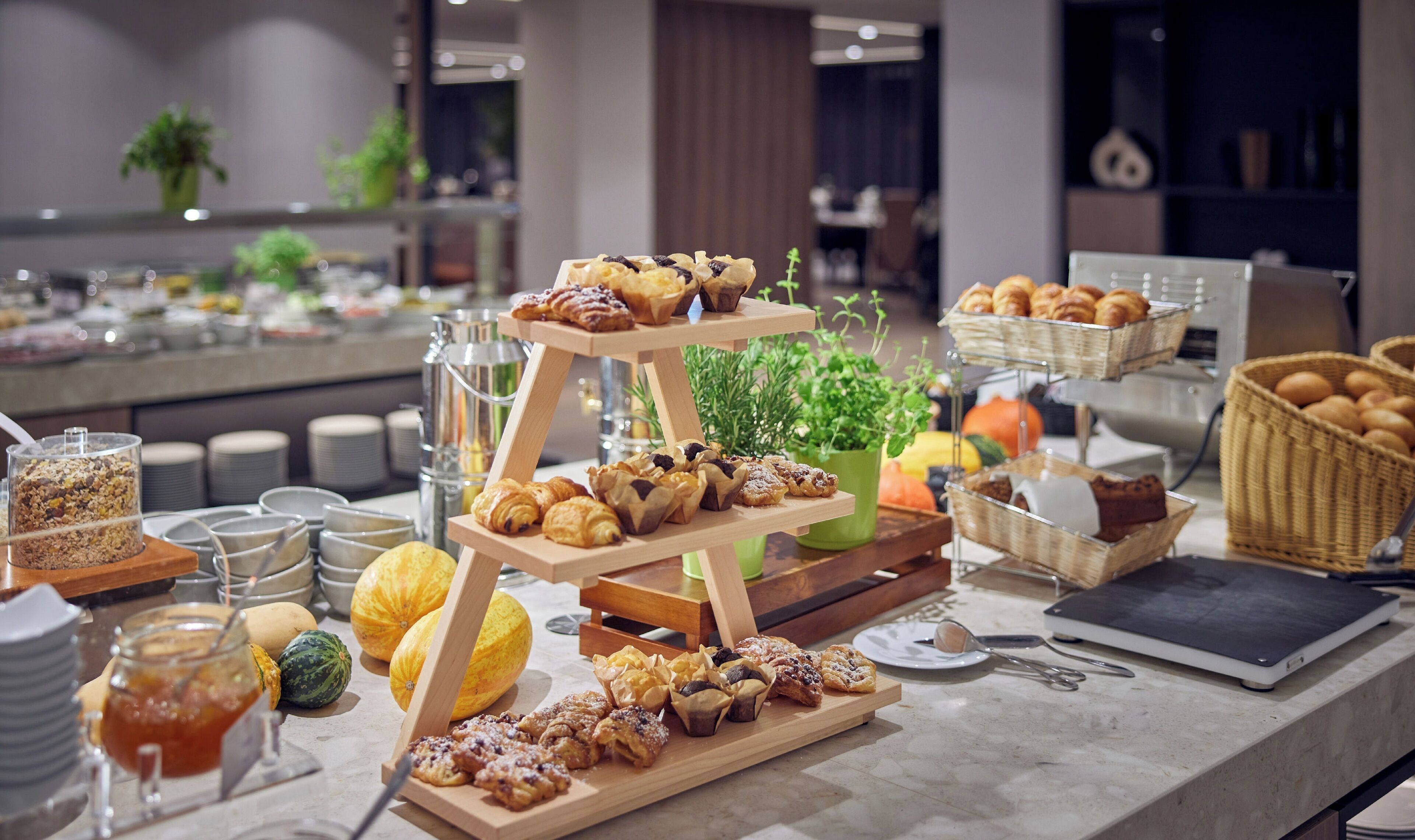 Daily buffet breakfast (EUR 29 per person)