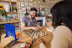 Zona de estar del vestíbulo