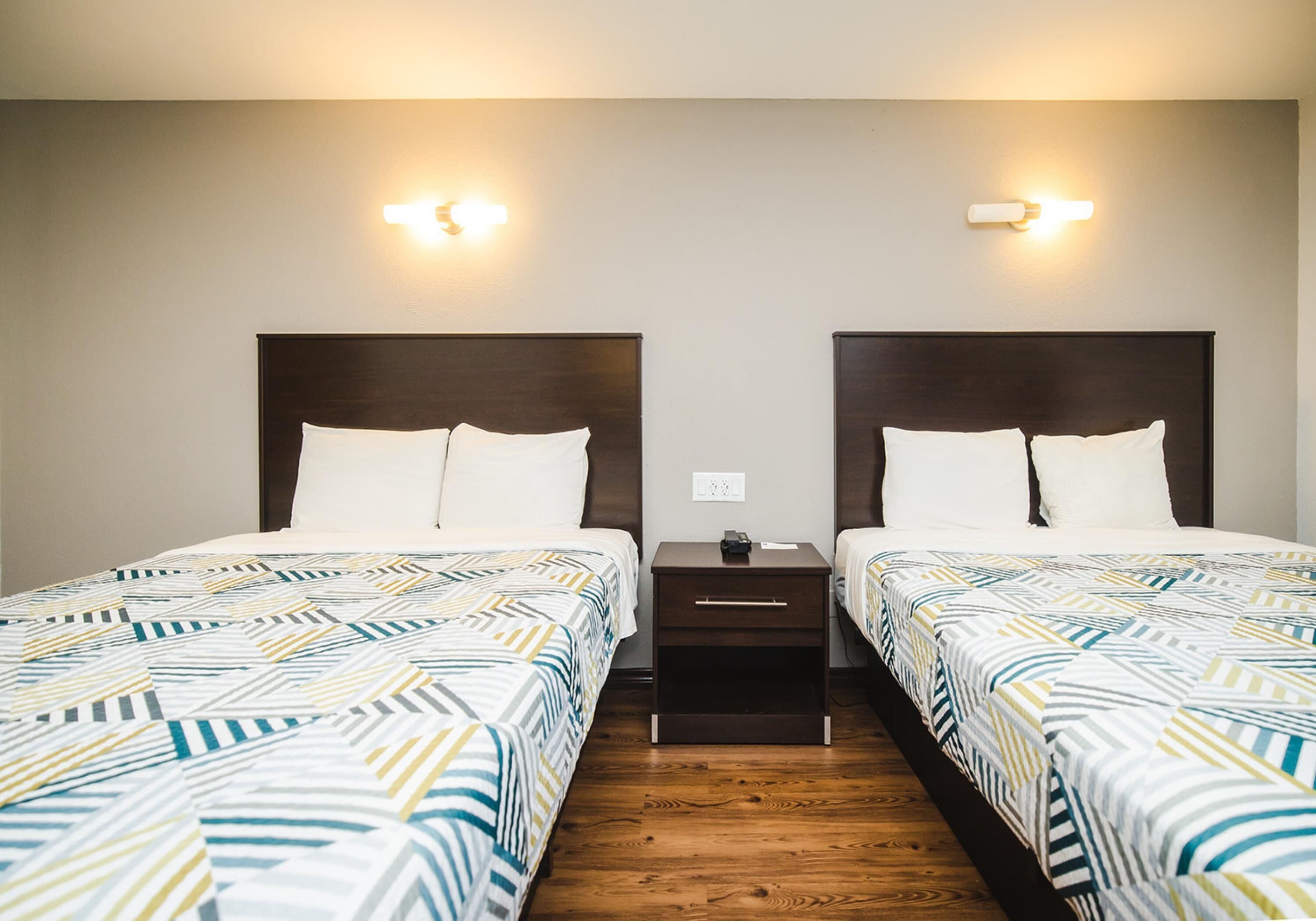 Standard Apartment, 2 Queen Beds, Non Smoking, Kitchen (Full Kitchen) | Premium bedding, desk, laptop workspace, iron/ironing board
