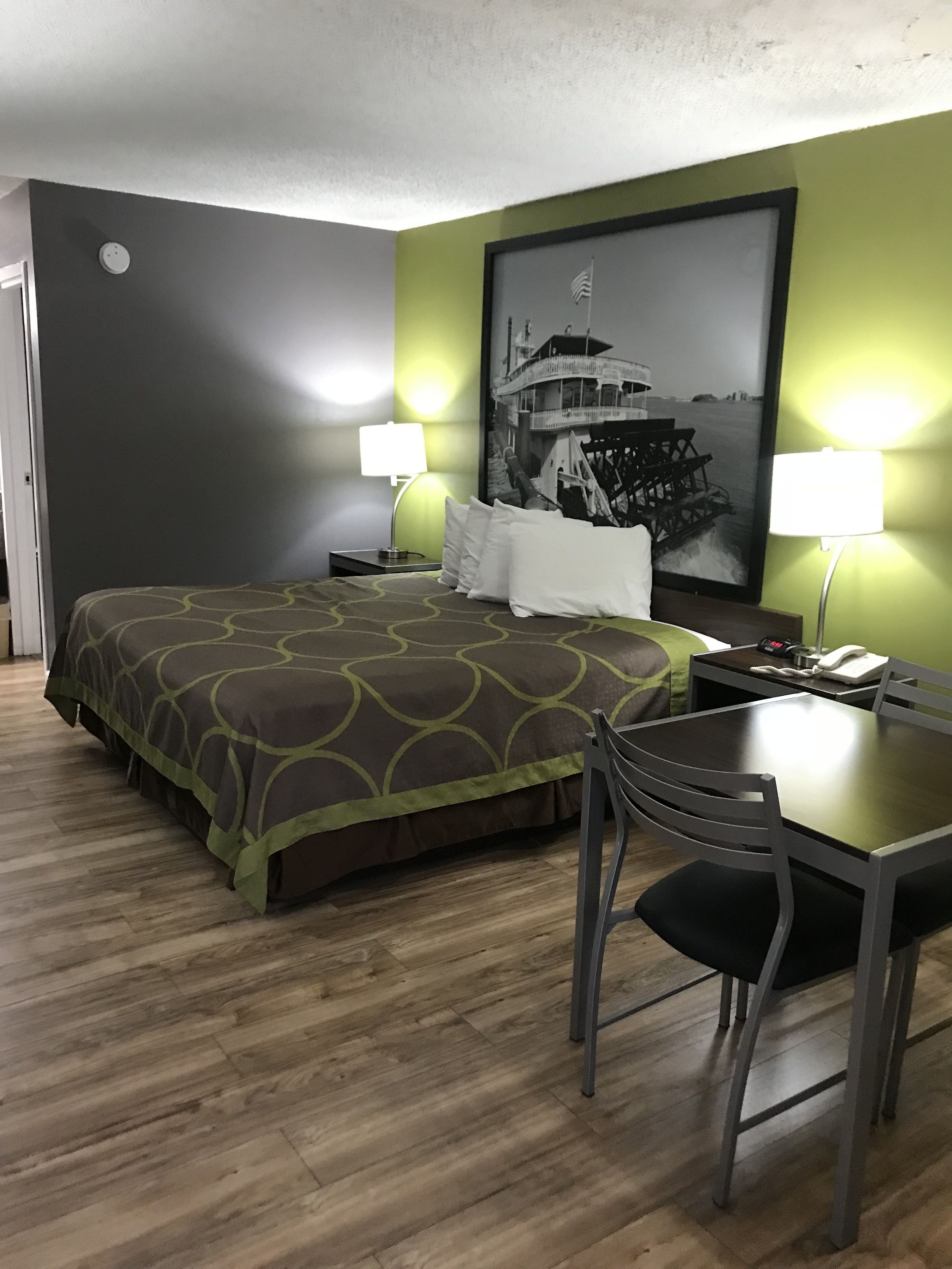 Desk, iron/ironing board, cribs/infant beds, rollaway beds