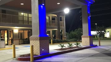 Front of property - evening/night