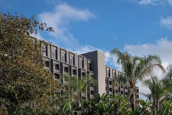 Konaklama yerinin ön cephesi