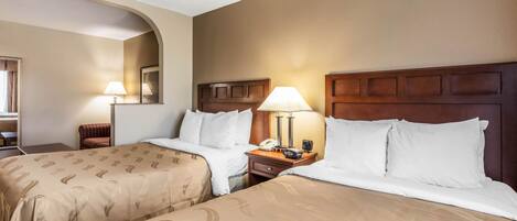 1 bedroom, desk, soundproofing, iron/ironing board