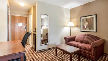 1 bedroom, desk, soundproofing, iron/ironing board
