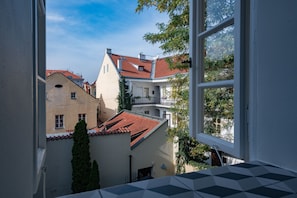 Uitzicht vanuit de kamer