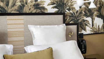 Premium bedding, pillow-top beds, minibar, in-room safe