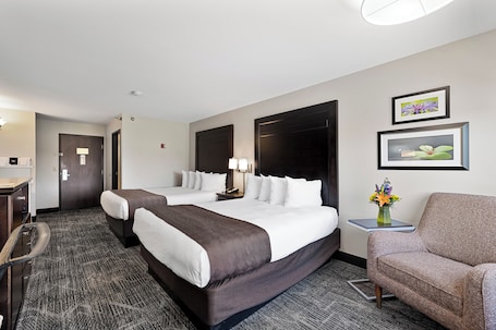 标准房, 2 张大床 (2 Queen Beds) | 客房内保险箱、遮光窗帘、熨斗/熨衣板、免费 WiFi. 蒙大拿比隆凯利酒店