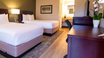 Hypo-allergenic bedding, in-room safe, desk, laptop workspace