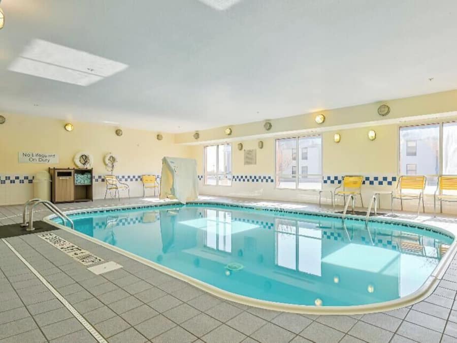Una piscina techada