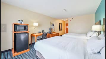 Standard Room, 2 Queen Beds, Non Smoking, Refrigerator & Microwave | Premium bedding, pillowtop beds, desk, laptop workspace