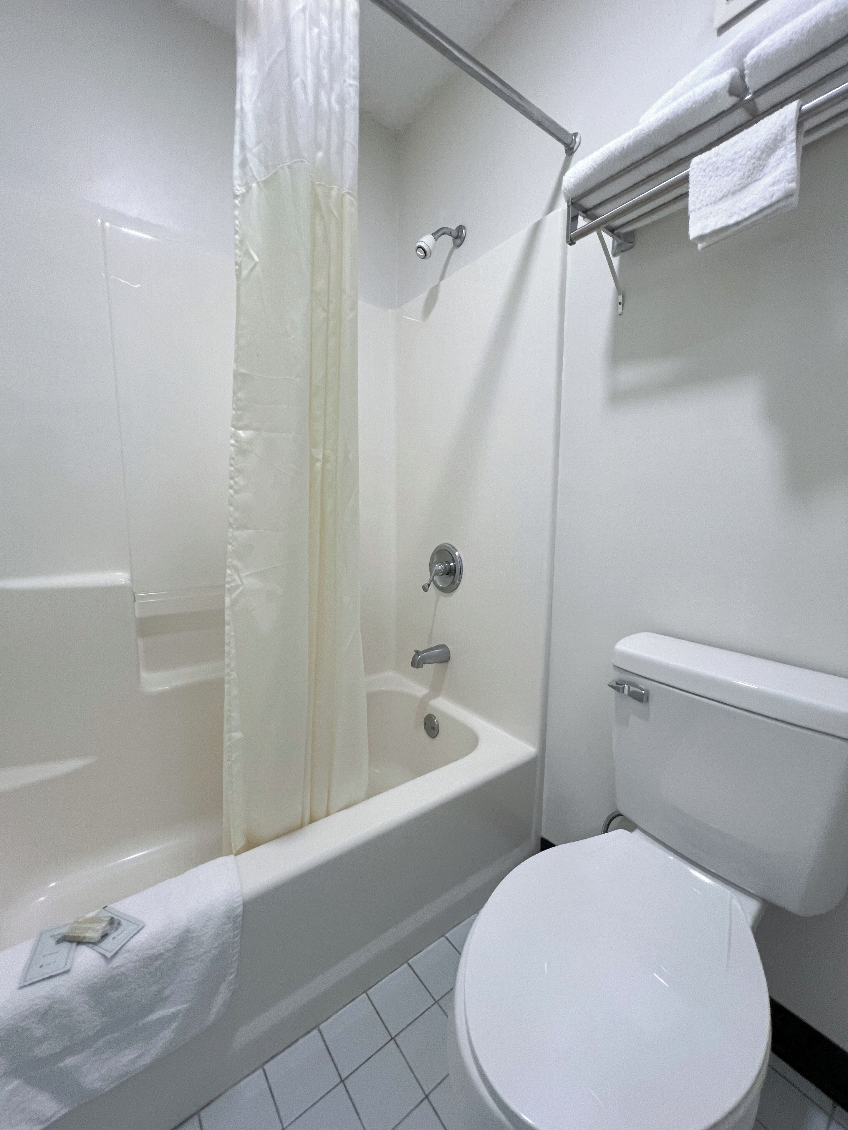 Hair dryer, towels