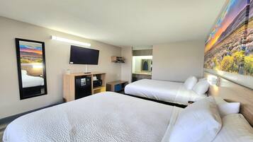 Pillow-top beds, in-room safe, desk, iron/ironing board