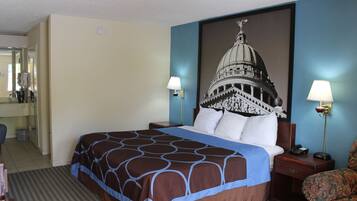 Individually decorated, individually furnished, desk, blackout curtains