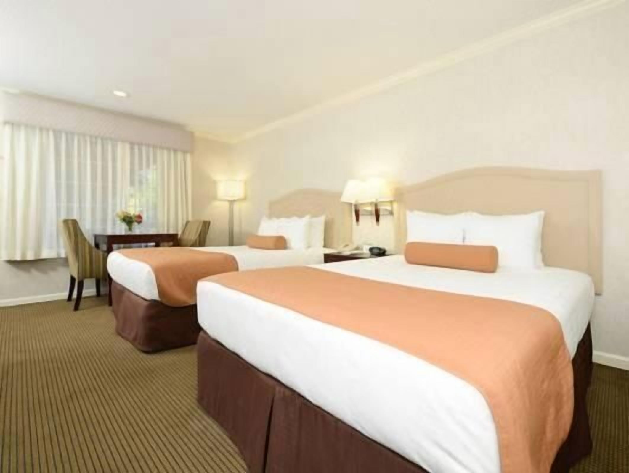 Hypo-allergenic bedding, in-room safe, desk, laptop workspace