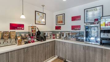 Free daily buffet breakfast