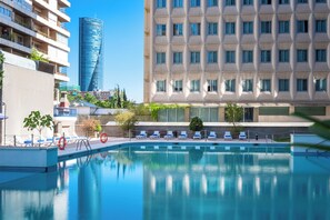 Seasonal outdoor pool