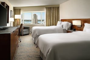 Premium bedding, pillowtop beds, in-room safe, desk