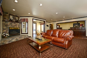 Sitteområde i lobbyen