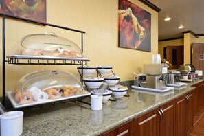 Kontinental frokost er inkludert hver dag