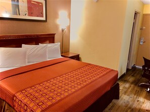 Desk, blackout curtains, cots/infant beds, rollaway beds