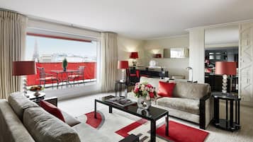 Leilighet | Sengetøy av topp kvalitet, senger med overmadrass og minibar