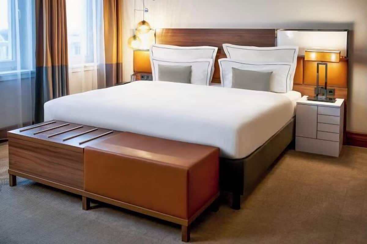 1 habitación, ropa de cama hipoalergénica y colchones Tempur-Pedic
