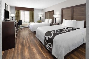 Room, 2 Queen Beds, Non Smoking | Pillow-top beds, desk, laptop workspace, soundproofing