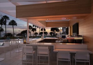 Poolside bar