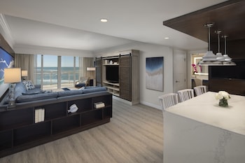 42-inch flat-screen TV with cable channels, TV, DVD player at The Resort at Longboat Key Club