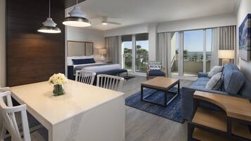 Vista a la playa o el mar