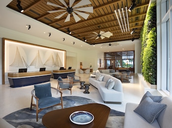 Hotel entrance and lobby at The Resort at Longboat Key Club