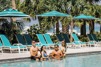 Pool amenities at The Resort at Longboat Key Club
