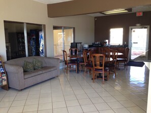 Lobby sitting area