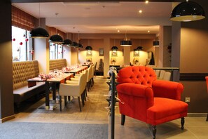 Dinner served, international cuisine