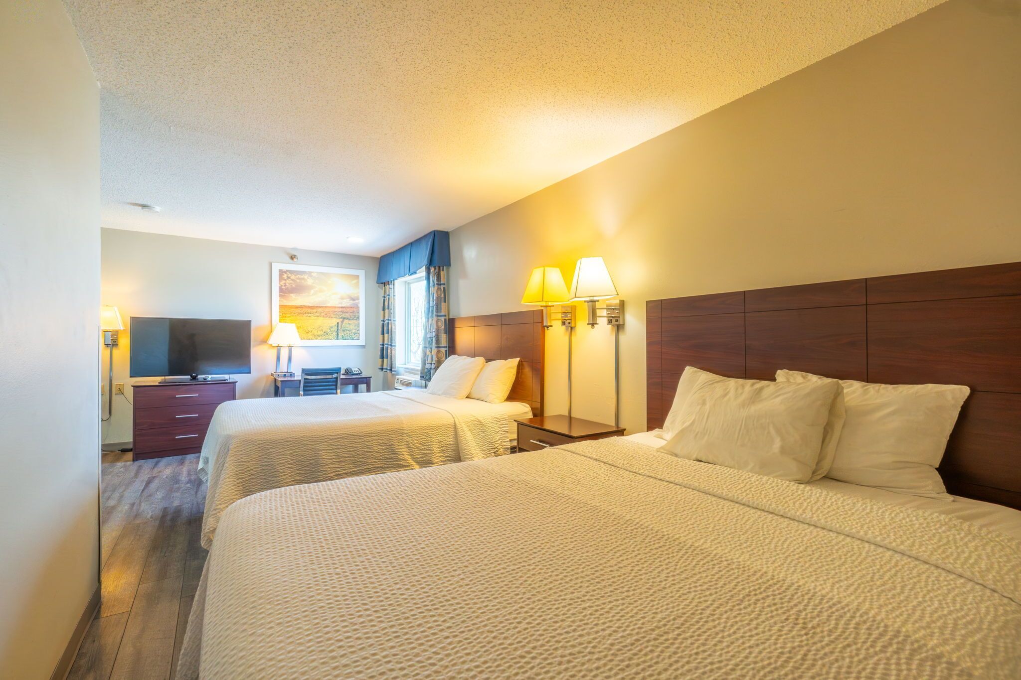 Suite estudio, 2 camas Queen size, para no fumadores | Escritorio, tabla de planchar con plancha y cunas gratuitas 