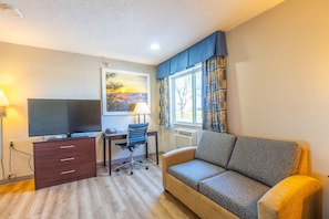 Studio Suite, 1 King Bed, Non Smoking | Desk, iron/ironing board, free cribs/infant beds, free WiFi