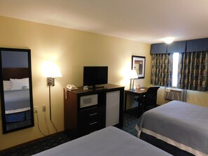 Desk, iron/ironing board, free cots/infant beds, free WiFi
