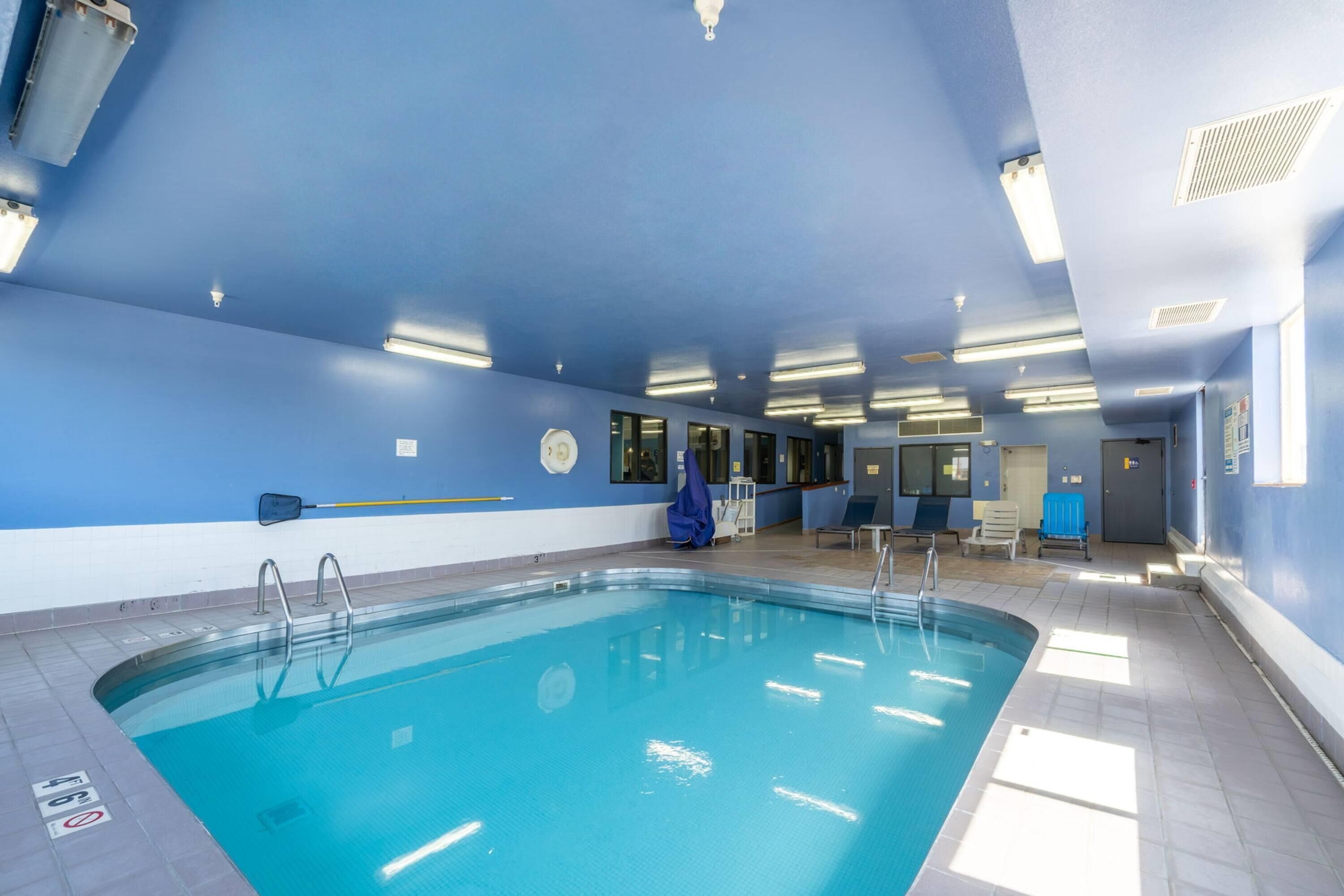 Una piscina techada