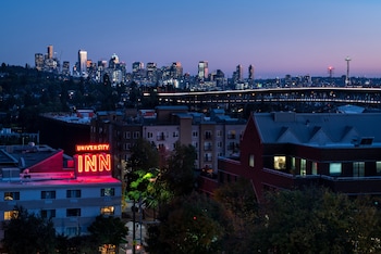 Hotel Exterior at Staypineapple, University Inn, University District Seattle