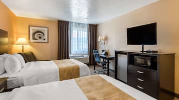 Luxe beddengoed, een bureau, een strijkplank/strijkijzer, gratis wifi