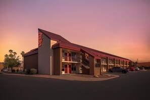 Front of property – evening/night